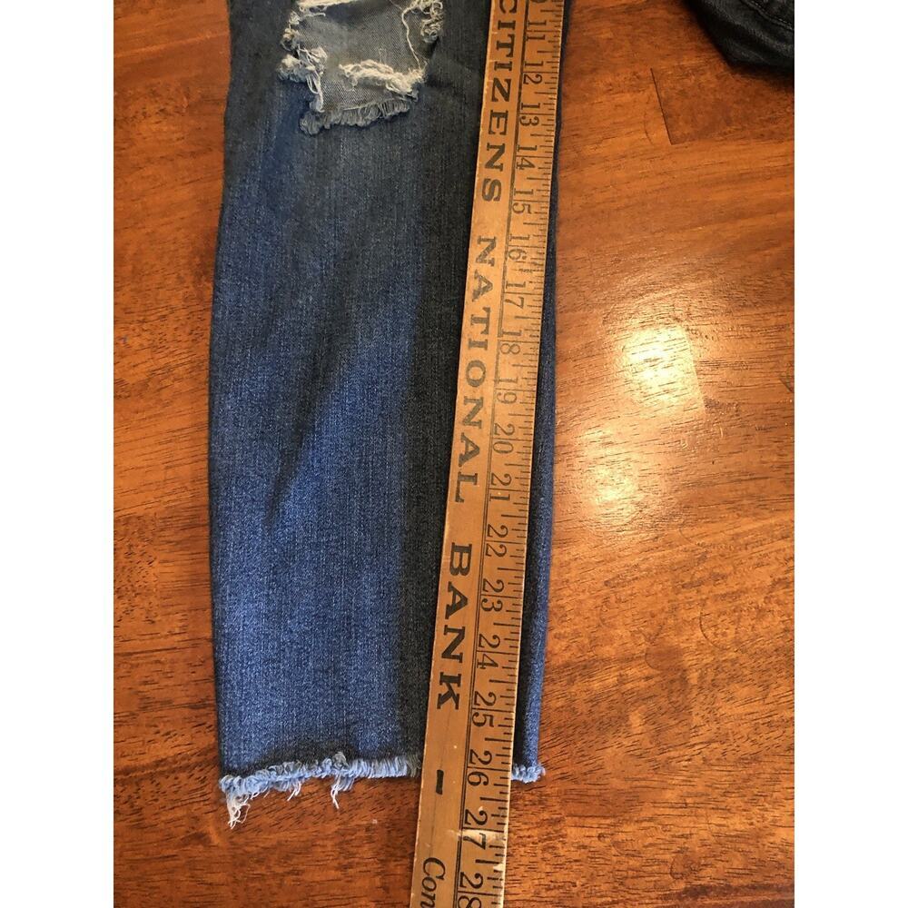 Judy Blue Distressed Skinny Jeans Womens 18Wx26 Stretch Dark Wash JB8864 Slim - Picture 10 of 12